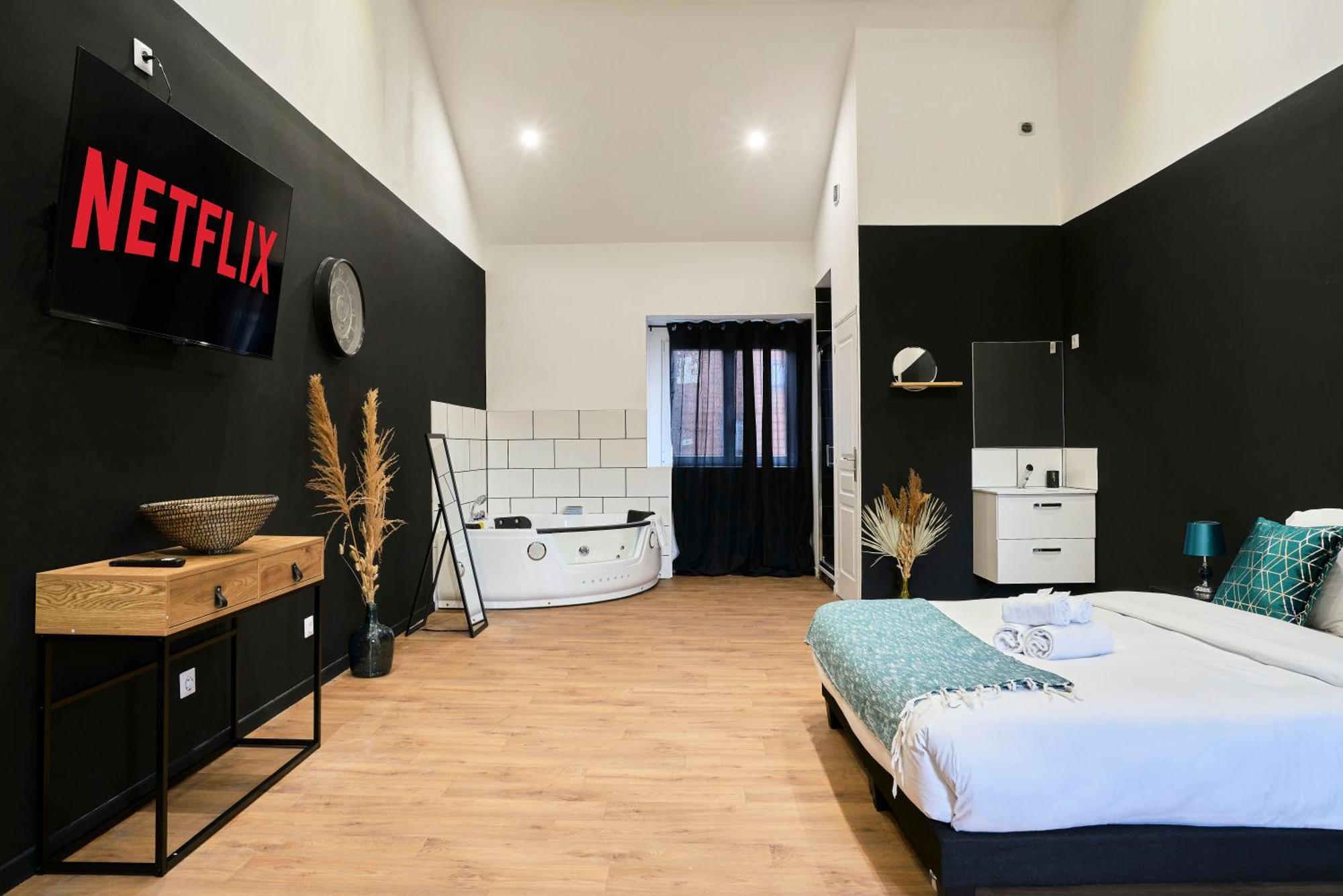 Appartement Ng Prestige - Lille L Roubaix Trichon - Balneo - Netflix - Wifi Extérieur photo