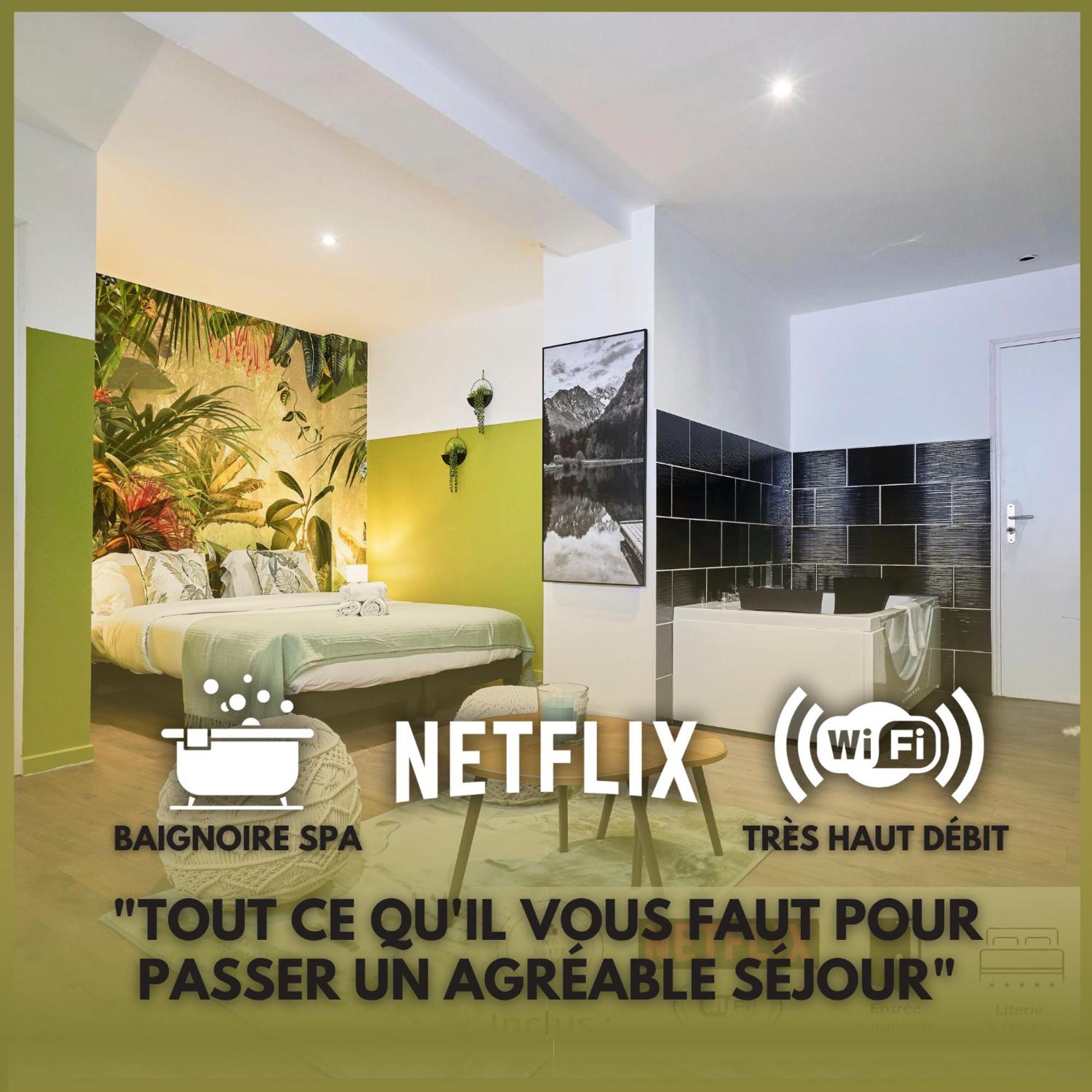 Appartement Ng Prestige - Lille L Roubaix Trichon - Balneo - Netflix - Wifi Extérieur photo