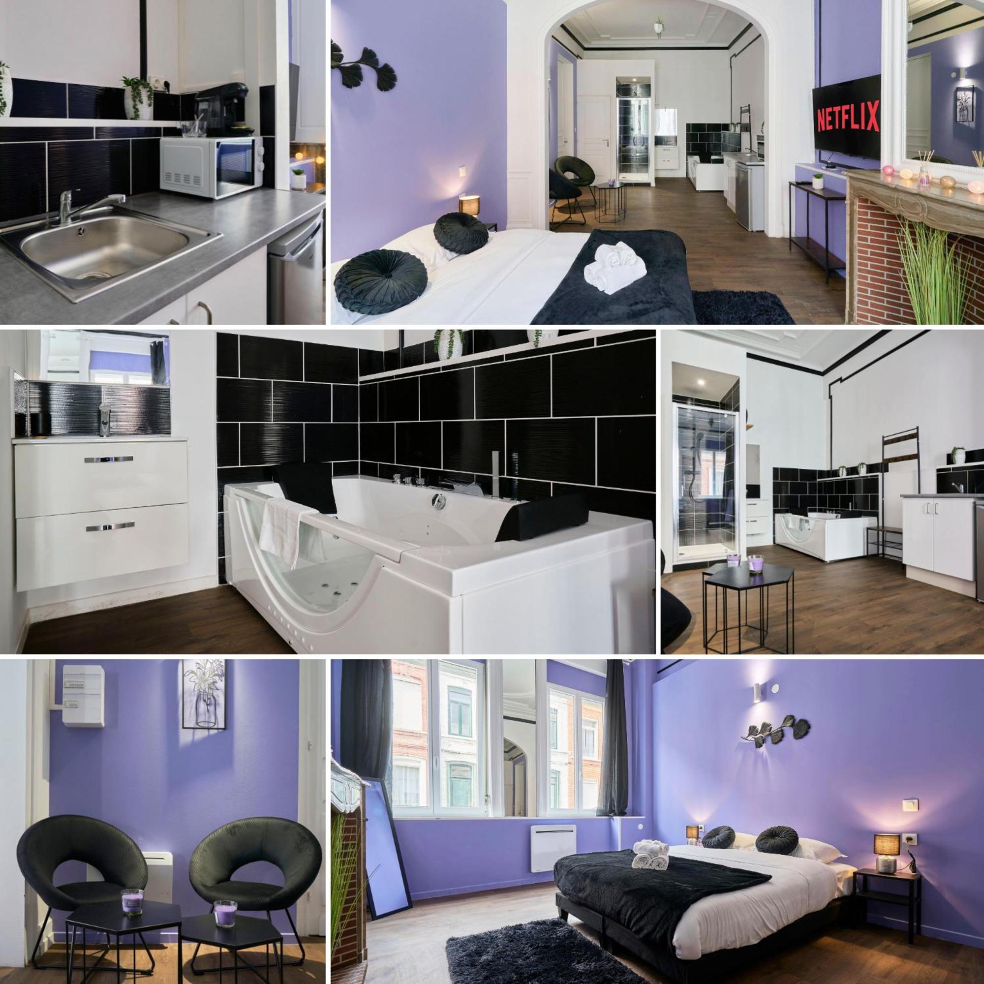 Appartement Ng Prestige - Lille L Roubaix Trichon - Balneo - Netflix - Wifi Extérieur photo